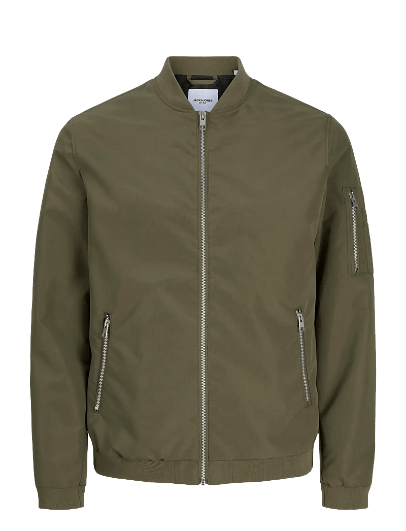 Jack & Jones - JJERUSH BOMBER NOOS - kevadjoped - dusty olive - 1