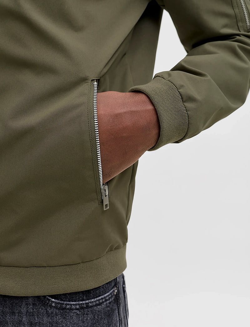 Jack & Jones - JJERUSH BOMBER NOOS - kevadjoped - dusty olive - 5