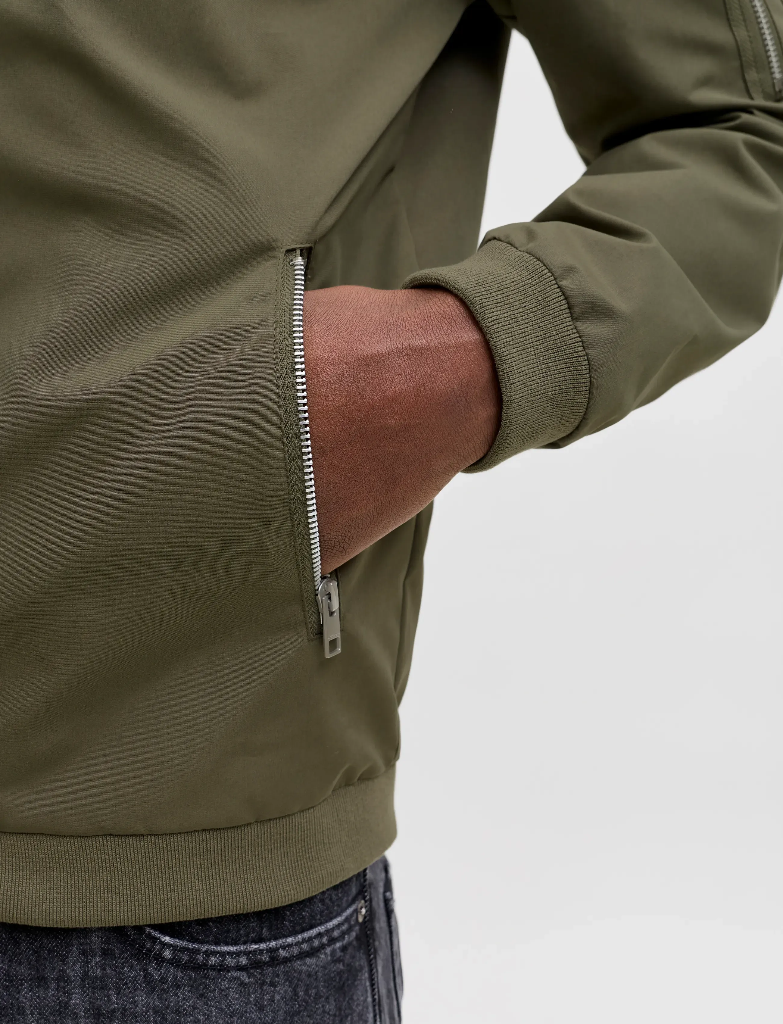 Jack & Jones - JJERUSH BOMBER NOOS - spring jackets - dusty olive - 5
