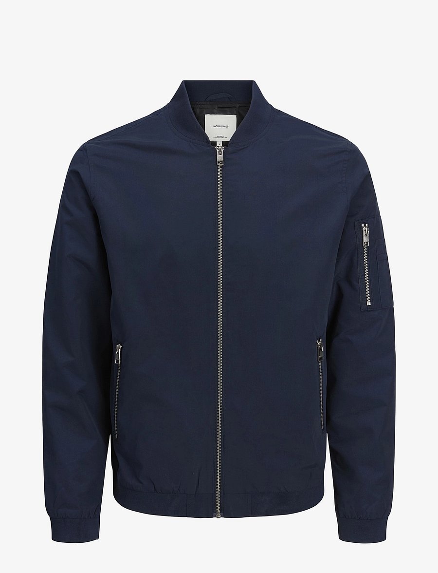 Jack & Jones - JJERUSH BOMBER NOOS - frühlingsjacken - navy blazer - 1