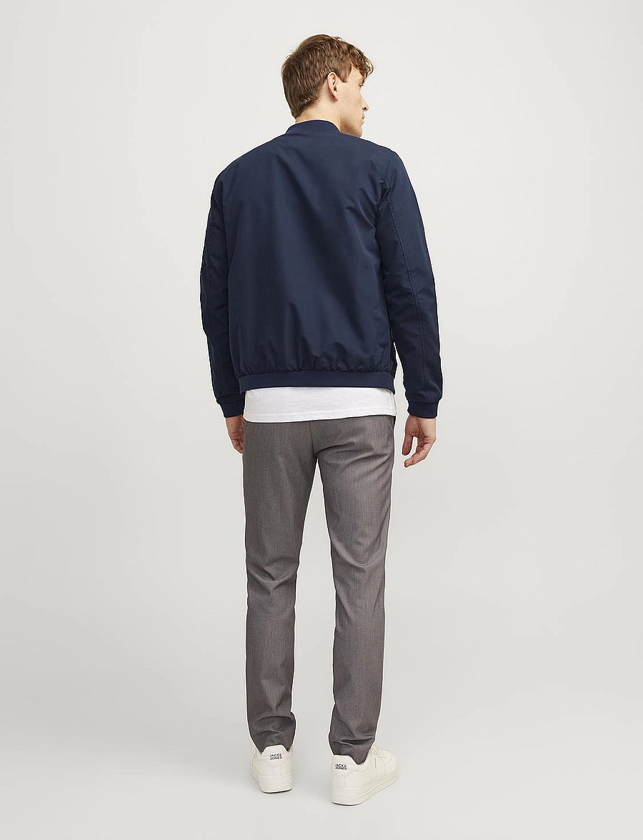 Jack & Jones - JJERUSH BOMBER NOOS - frühlingsjacken - navy blazer - 3