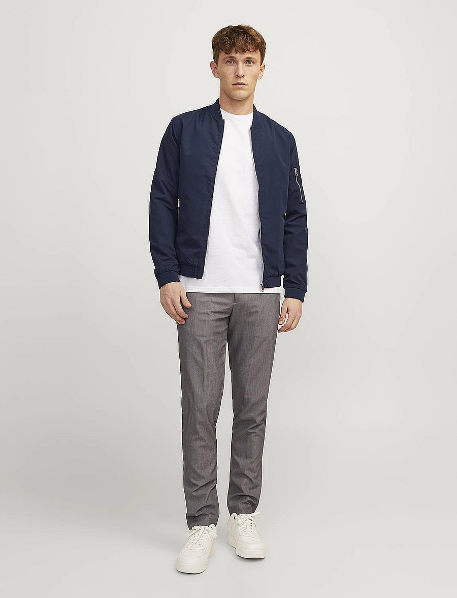 Jack & Jones - JJERUSH BOMBER NOOS - herbstjacken - navy blazer - 4
