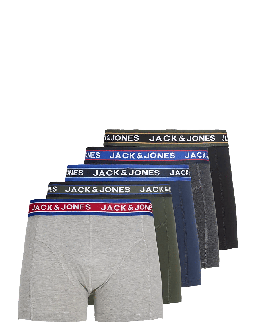 Jack & Jones - JACOLIVER TRUNKS 5 PACK NOOS - unterhosen im multipack - black - 1