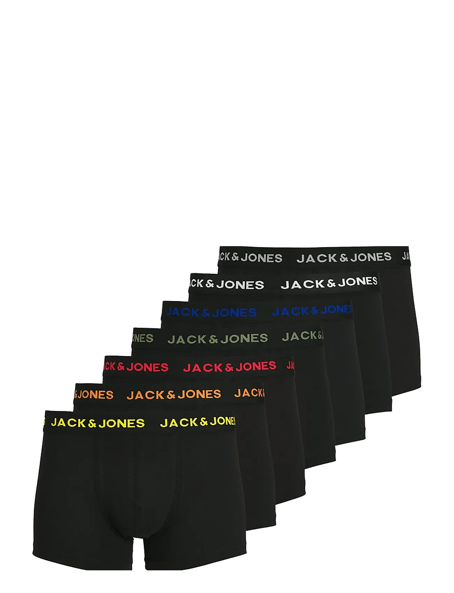 Jack & Jones - JACBASIC TRUNKS 7 PACK NOOS - unterhosen im multipack - black - 1