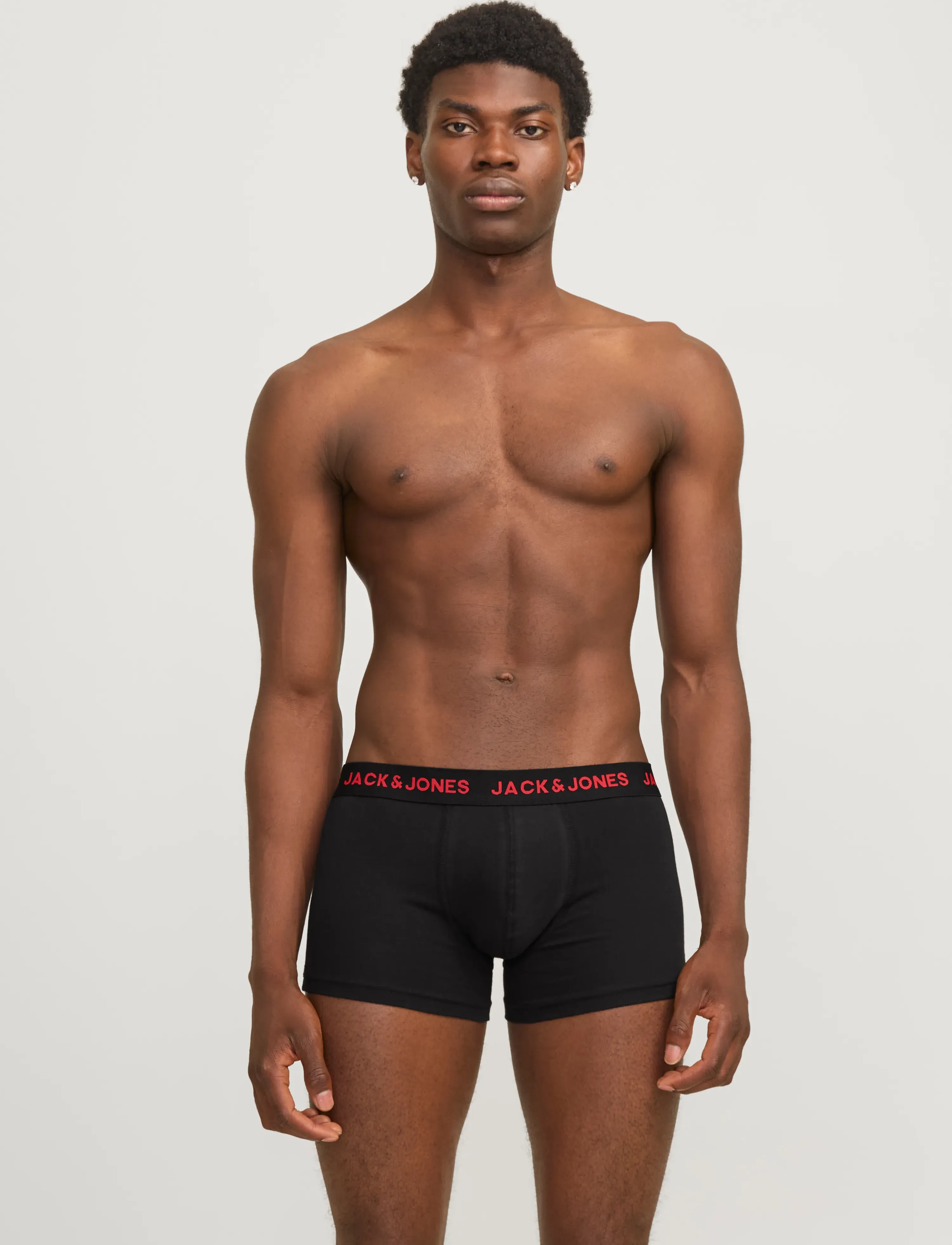 Jack & Jones JACBASIC TRUNKS 7 PACK NOOS - Fyrir hann - BLACK / black