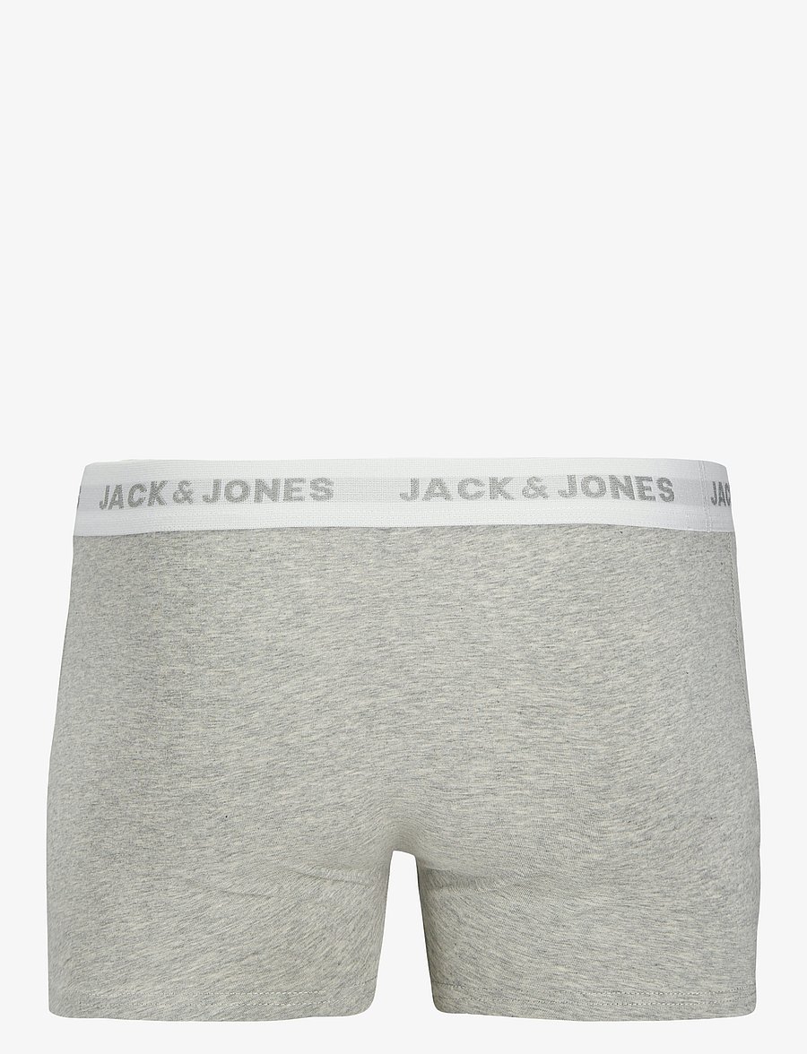 Jack & Jones - JACBASIC TRUNKS 7 PACK - unterhosen im multipack - light grey melange - 2