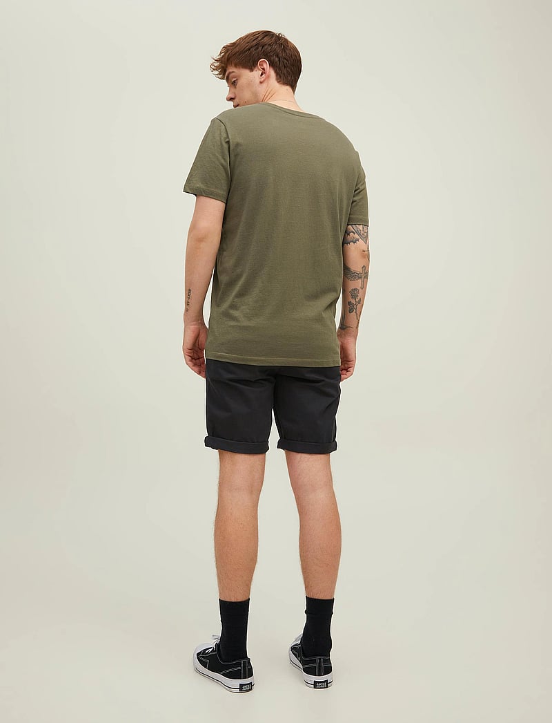 Jack & Jones - JJIBOWIE JJSHORTS SOLID SA STS - chino-shortsit - black - 3