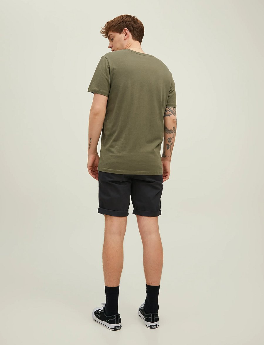 Jack & Jones - JPSTBOWIE SHORTS SOLID REG SN - lühikesed chino-püksid - black - 3