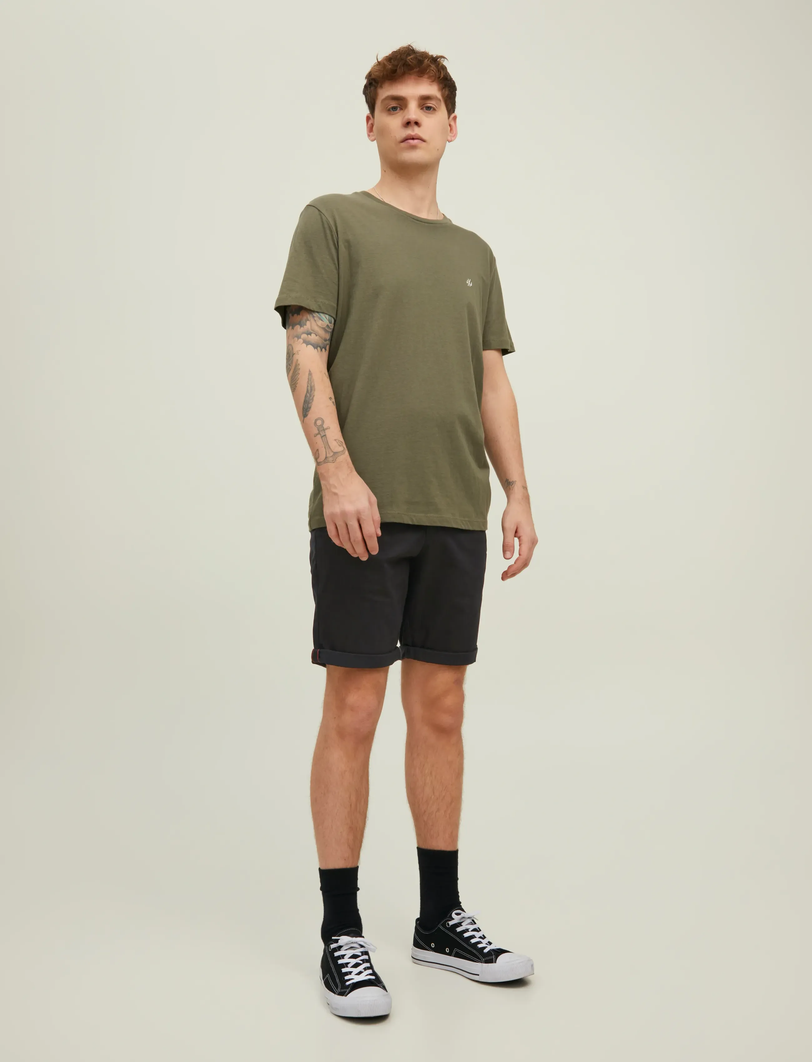 Jack & Jones - JPSTBOWIE SHORTS SOLID REG SN - najniższe ceny - black - 4