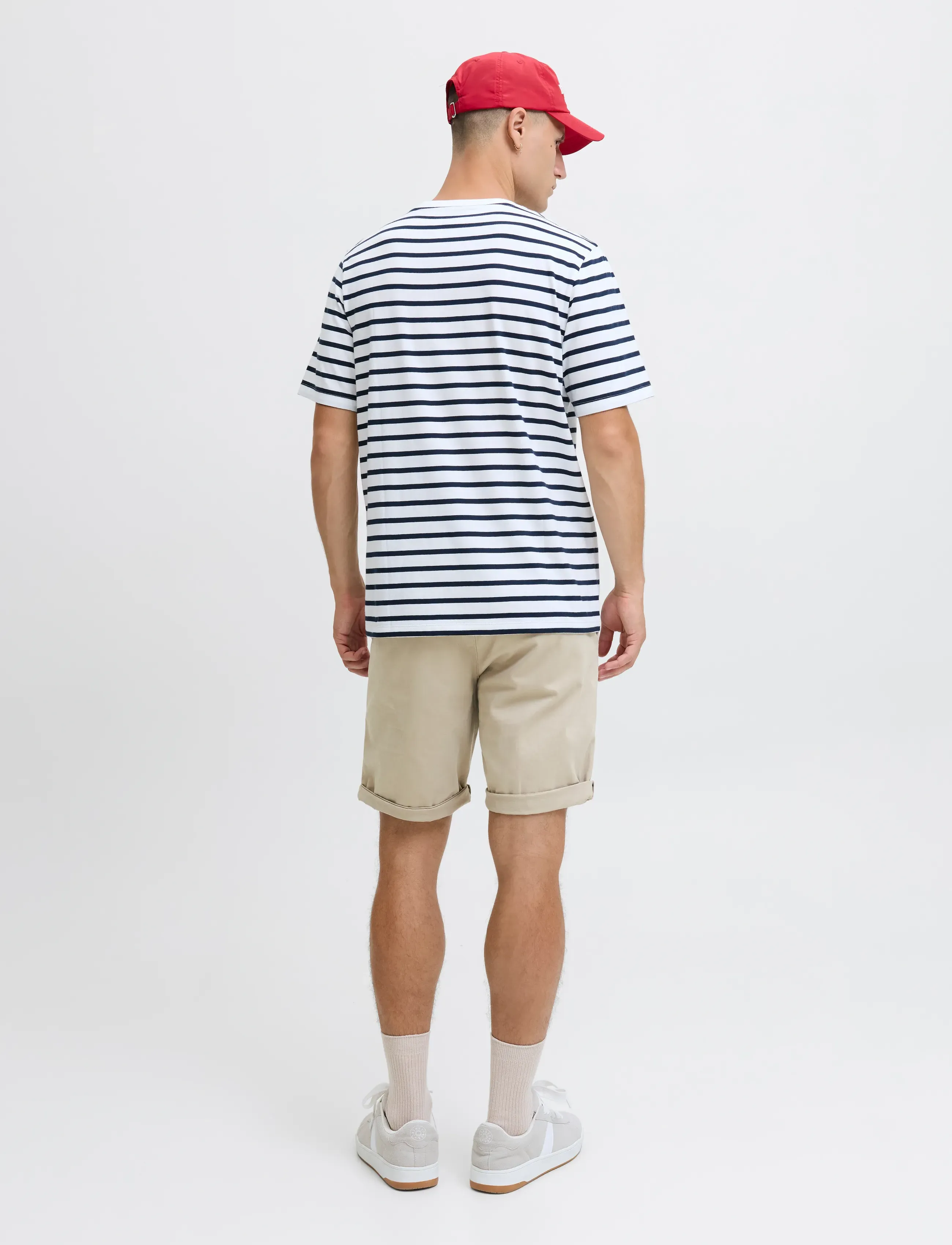 Jack & Jones - JPSTBOWIE SHORTS SOLID REG SN - chino lühikesed püksid - crockery - 3