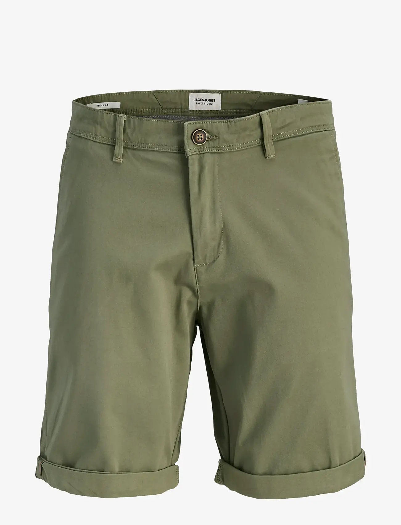 Jack & Jones - JPSTBOWIE SHORTS SOLID REG SN - chinos shorts - deep lichen green - 1