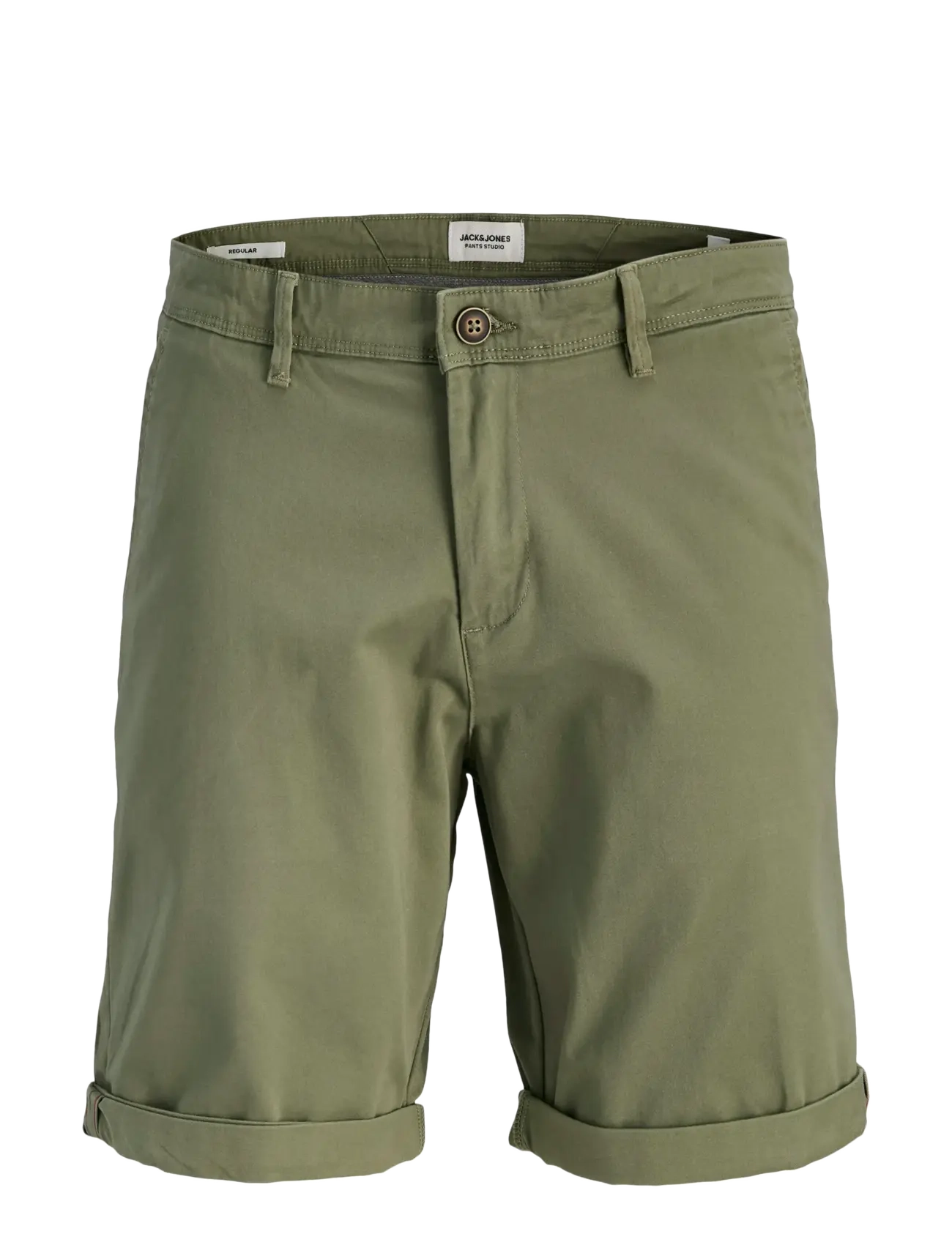 Jack & Jones JPSTBOWIE SHORTS SOLID REG SN - Shorts - DEEP LICHEN GREEN / green