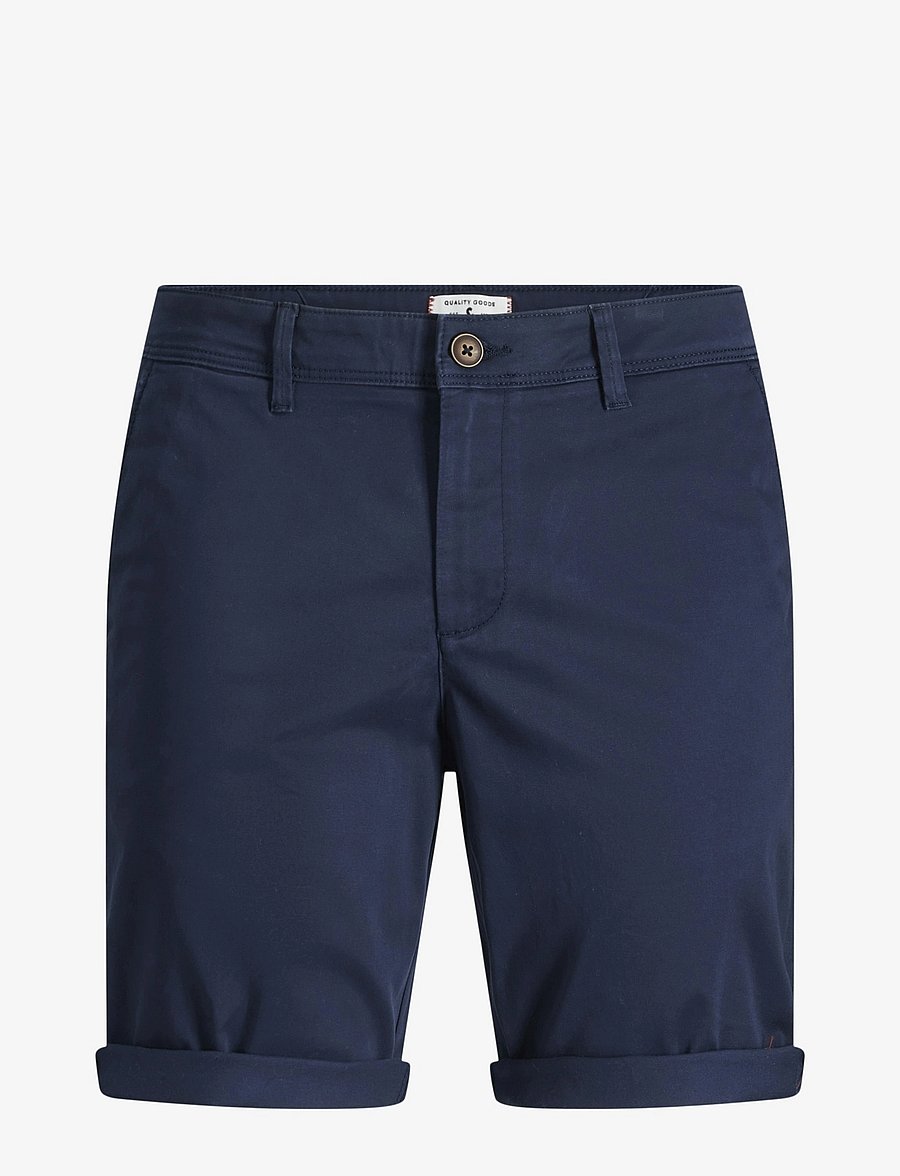 Jack & Jones - JPSTBOWIE SHORTS SOLID REG SN - chinos shorts - navy blazer - 1