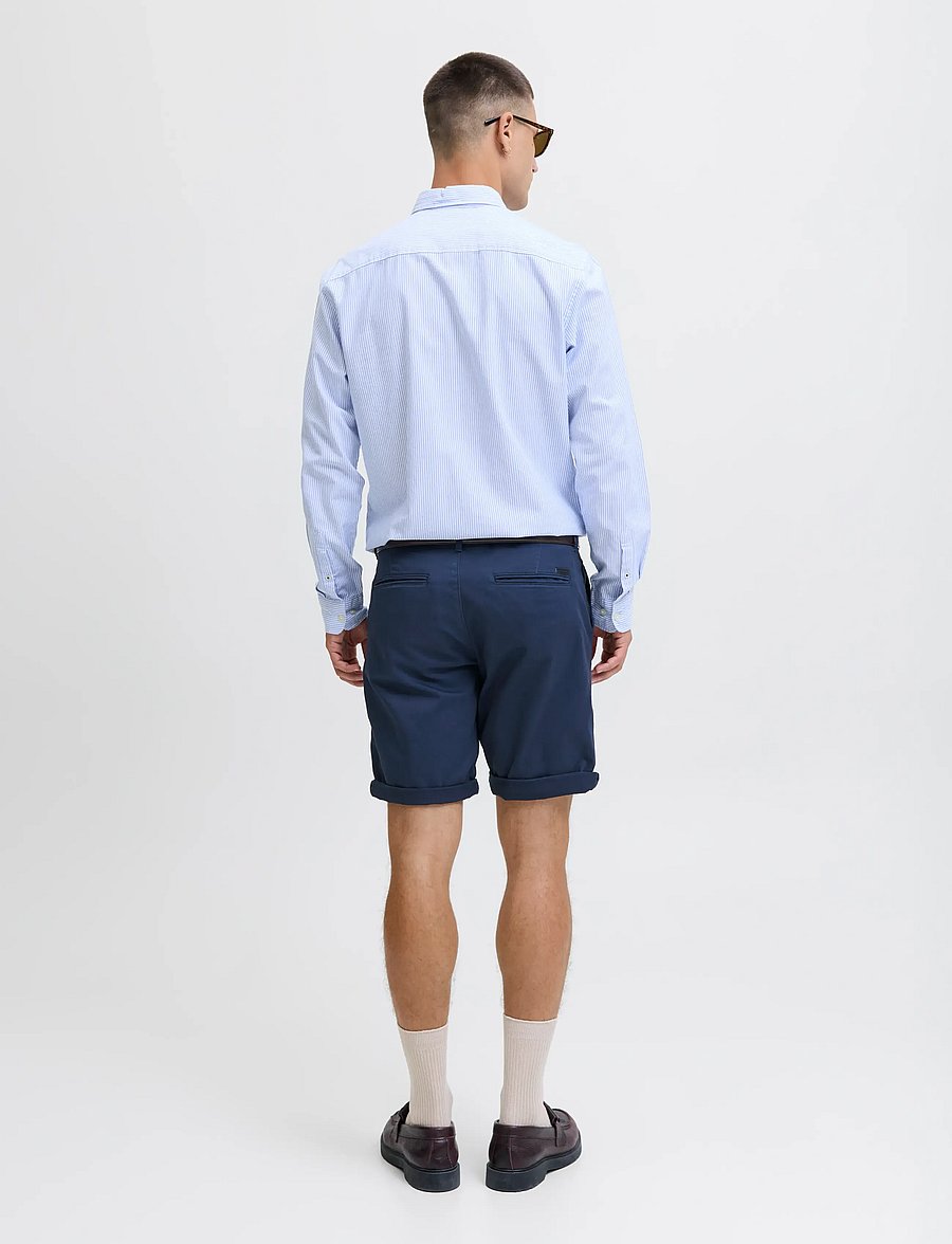 Jack & Jones - JPSTBOWIE SHORTS SOLID REG SN - chinos shorts - navy blazer - 3
