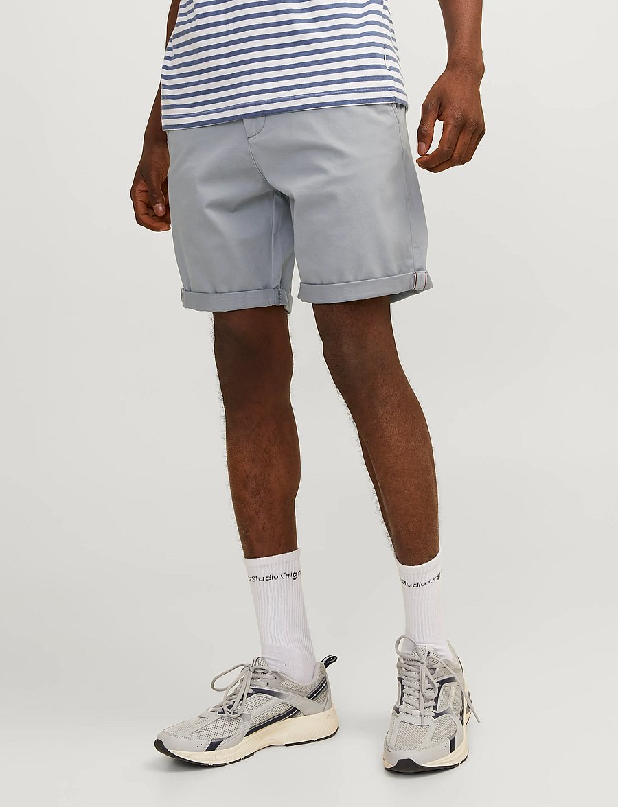 Jack & Jones - JPSTBOWIE SHORTS SOLID REG SN - chinos shorts - ultimate grey - 5