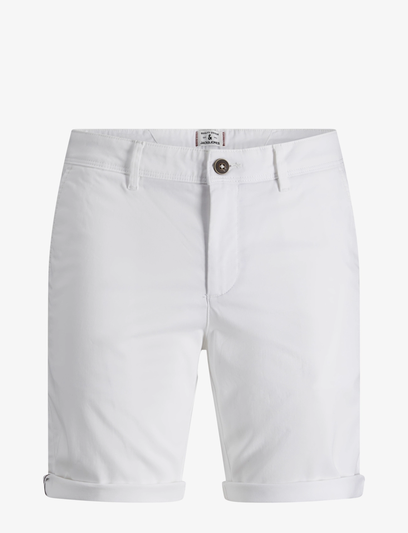 JACK & JONES Jpstbowie Shorts Solid Reg Sn Weiß - S - Herren