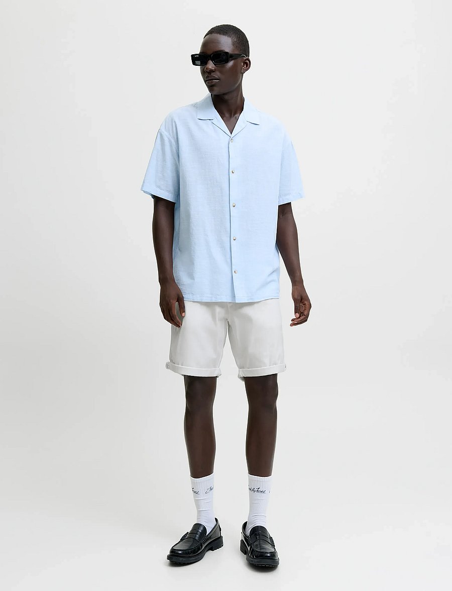 Jack & Jones - JPSTBOWIE SHORTS SOLID REG SN - chinos shorts - white - 4