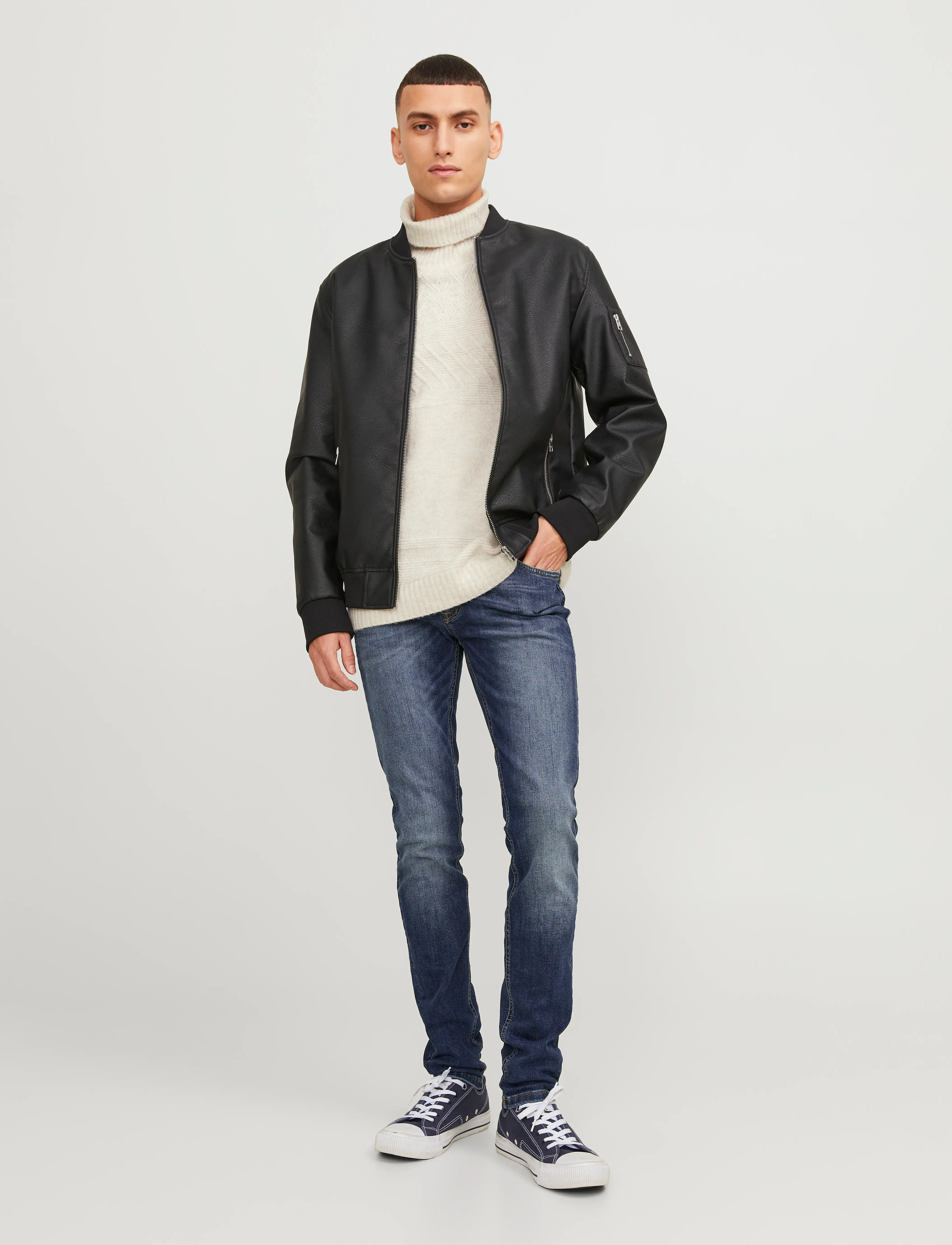Jack & Jones - JJILIAM JJORIGINAL CB 005 NOOS - skinny jeans - blue denim - 0