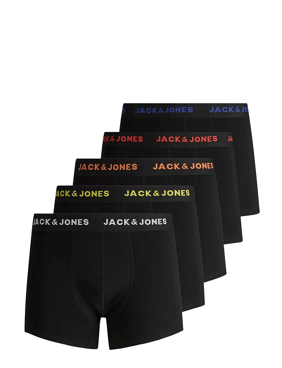 Jack & Jones - JACBLACK FRIDAY TRUNKS 5 PACK BOX LN - boxerkalsonger - black - 1