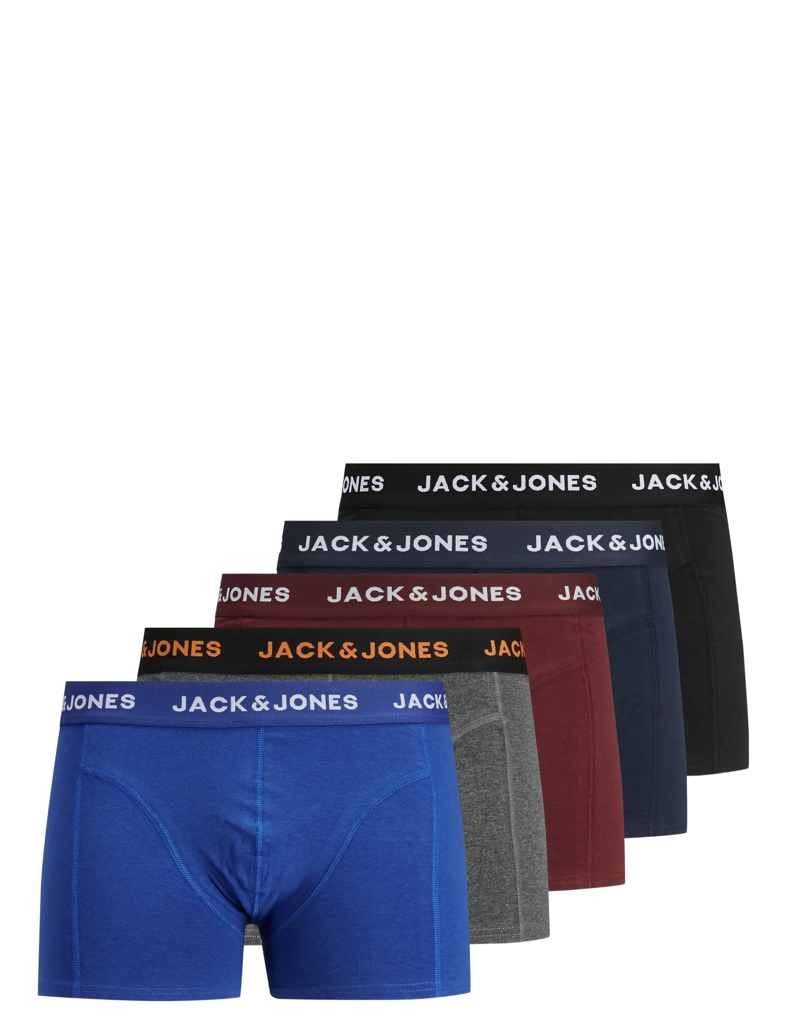 JACK & JONES Jacblack Friday Trunks 5 Pack Box Ln Patterned - M - Herren