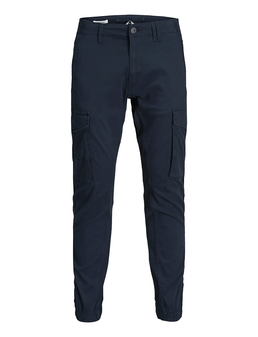 Jack & Jones - JPSTPAUL FLAKE CARGO NAVY BLAZER NOOS - cargohosen - navy blazer - 1