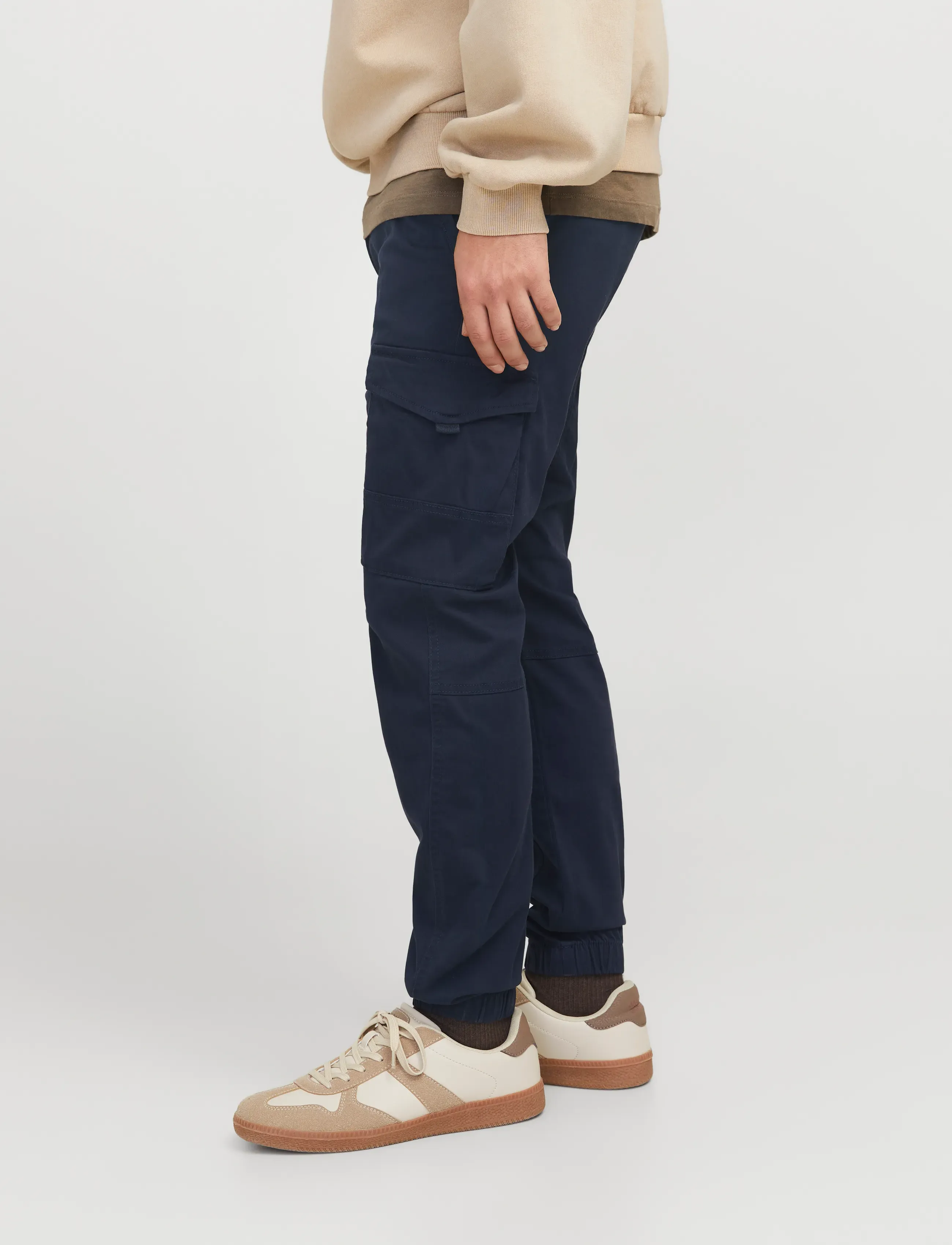 Jack & Jones - JPSTPAUL FLAKE CARGO NAVY BLAZER NOOS - cargo-buxur - navy blazer - 5