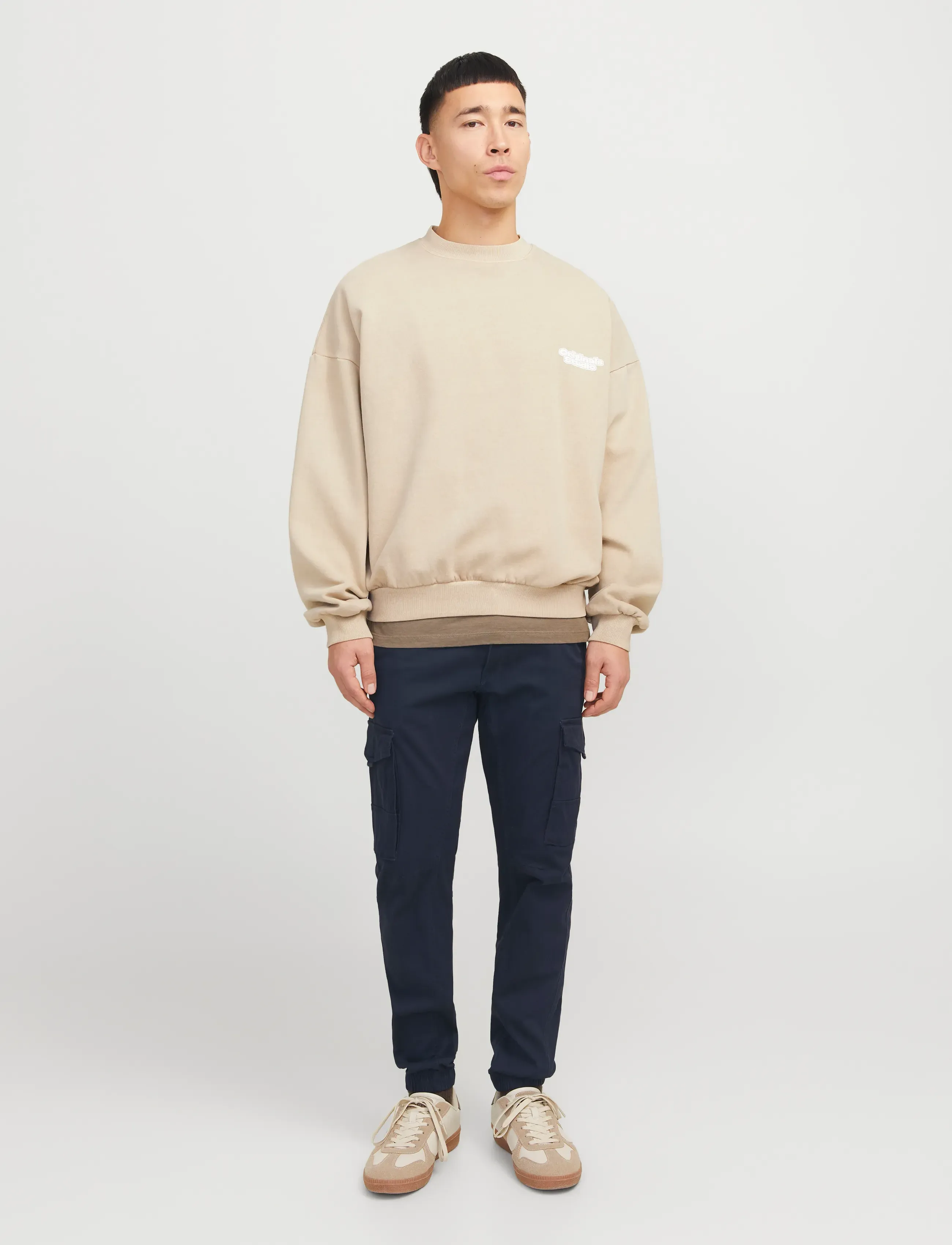 JACK & JONES Jpstpaul Flake Cargo Navy Blazer Noos herr – bild 5