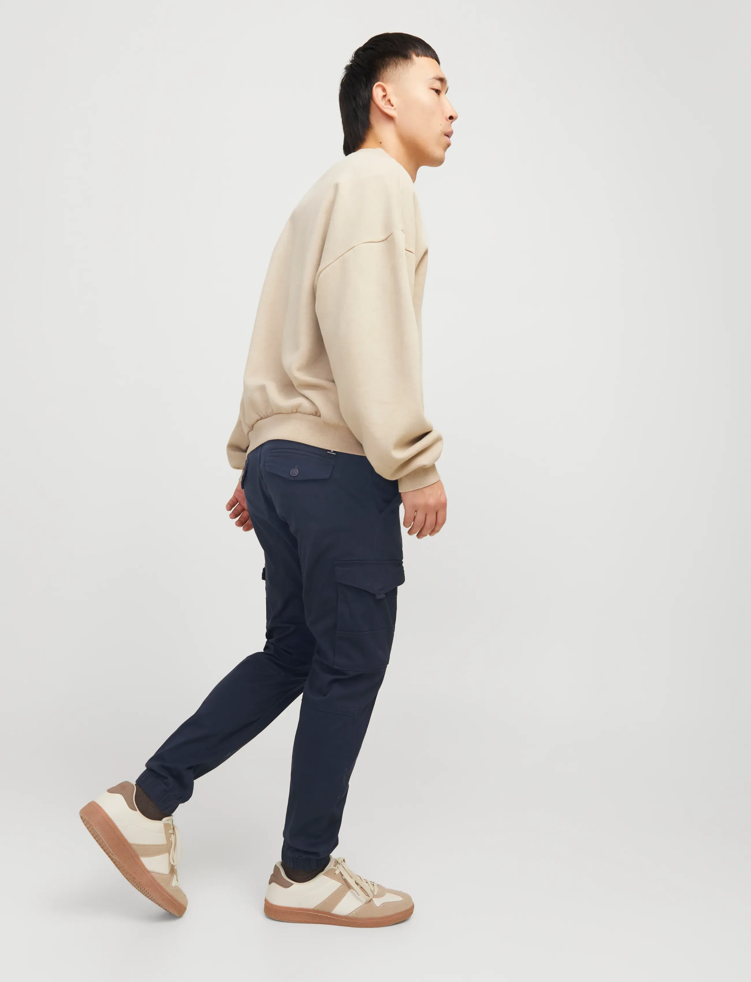 JACK & JONES Jpstpaul Flake Cargo Navy Blazer Noos herr – bild 6