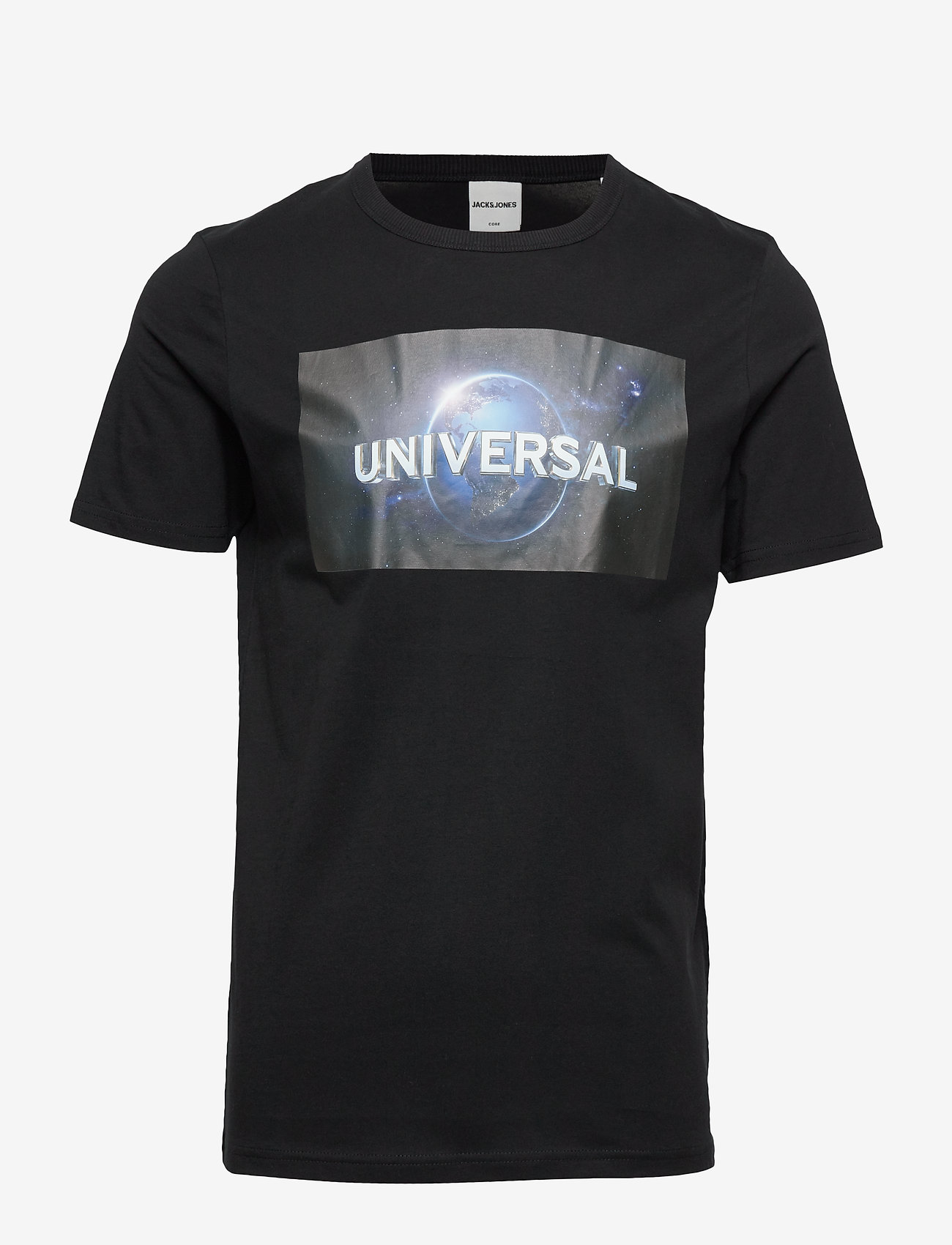 Jack & Jones - JCOUNIVERSE TEE SS CREW NECK - black - 0