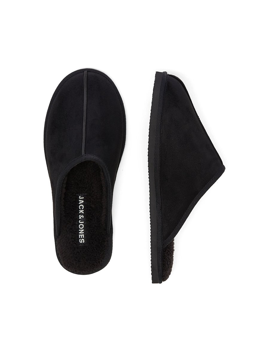 Jack & Jones - JFWDUDELY MICROFIBER SLIPPER ANTHR LN PB - kollektionen - anthracite - 0
