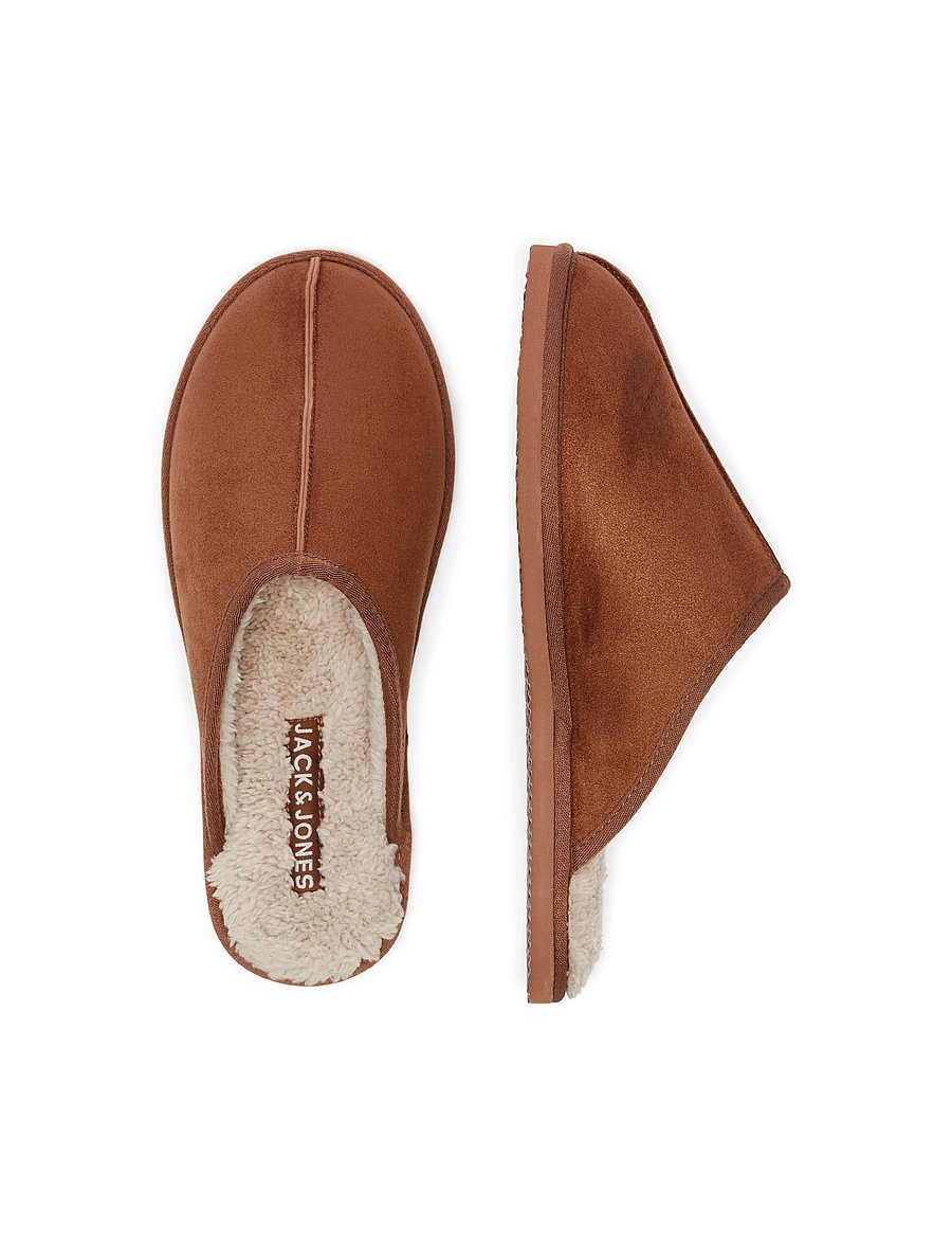 Jack & Jones - JFWDUDELY MICROFIBER SLIPPER ALMOND LN - nos éditoriaux - almond - 0