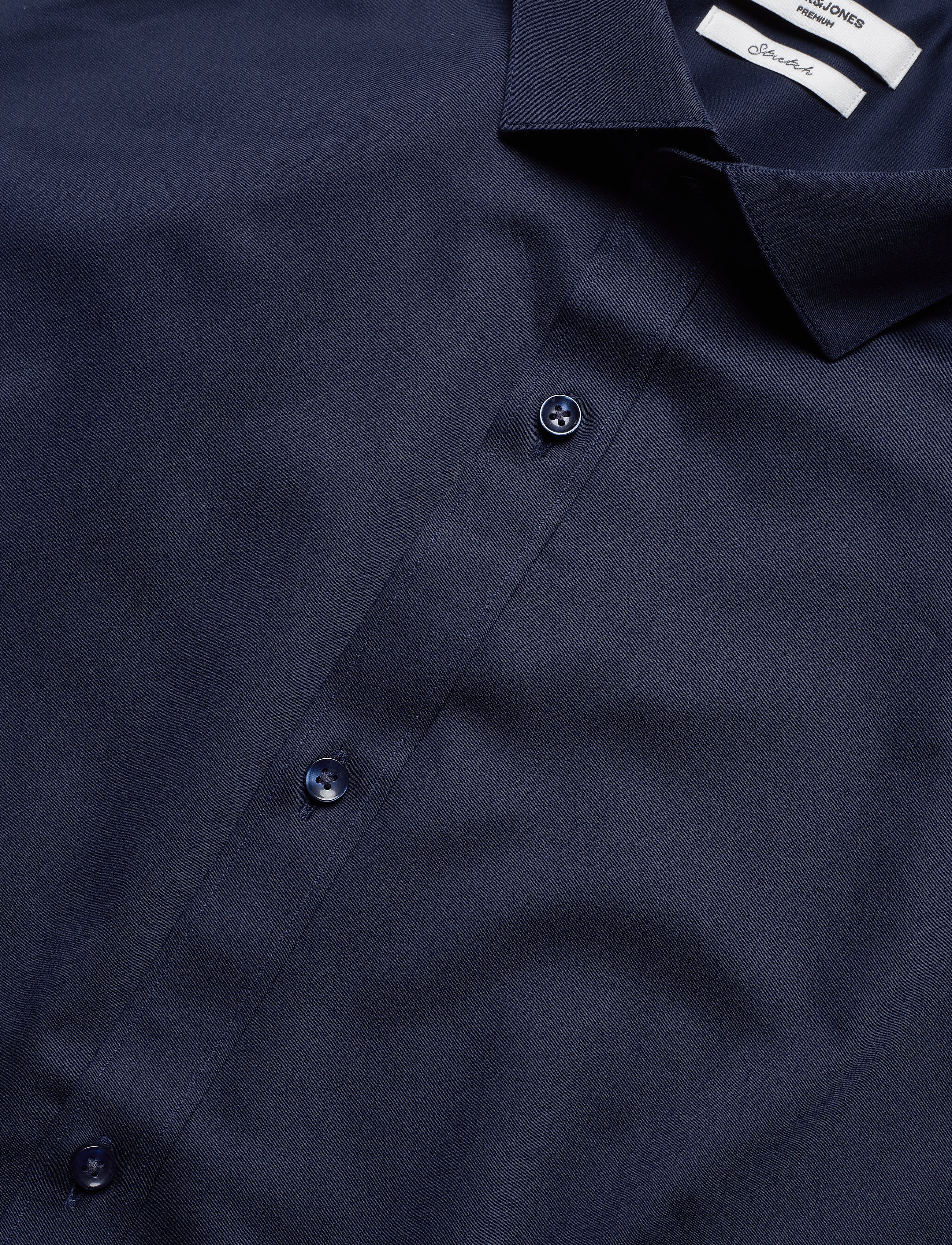 Jack & Jones - JPRBLAPARMA SOLID SHIRT S/S PLAIN - navy blazer - 3