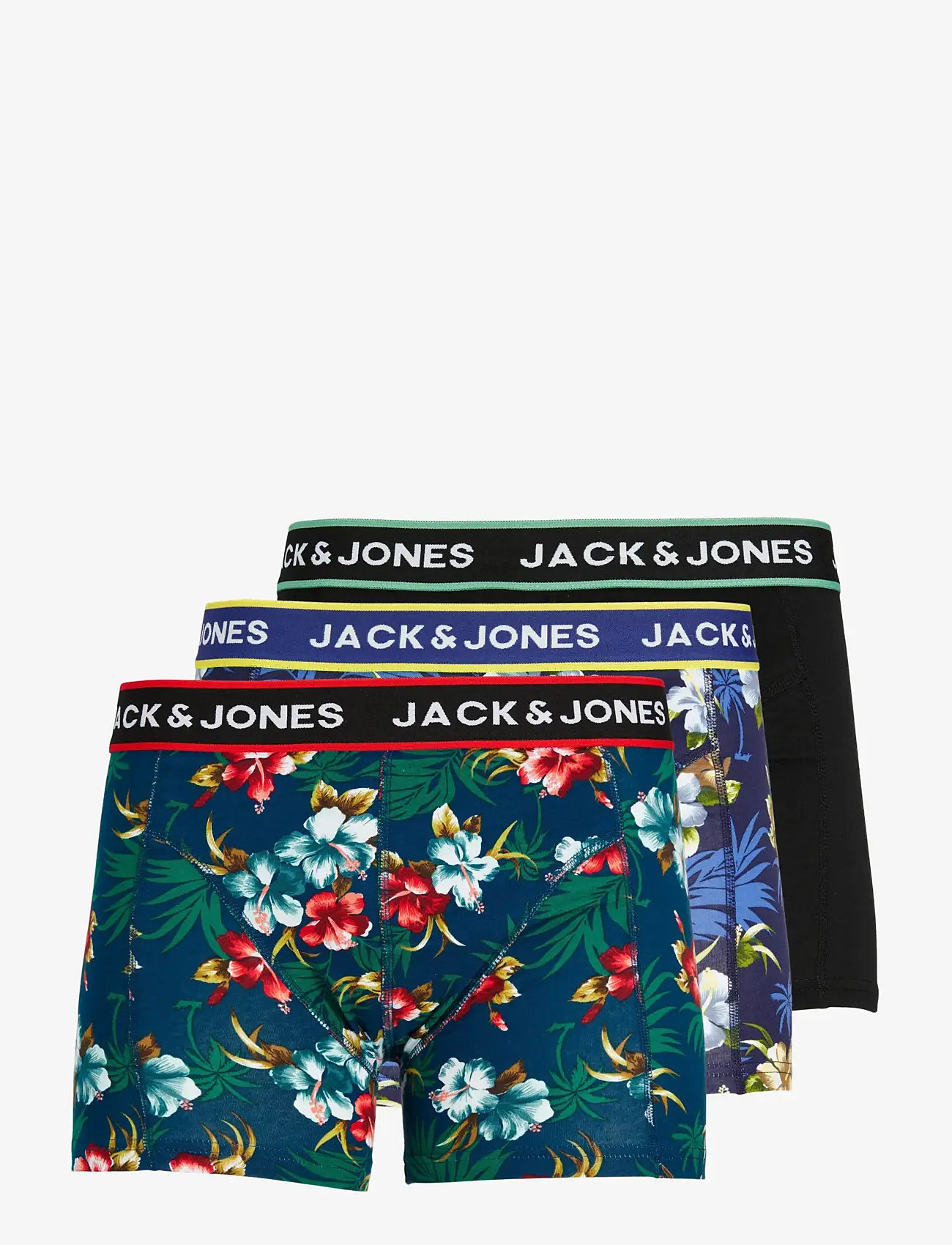 Jack & Jones - JACFLOWER TRUNKS 3 PACK.NOOS - die niedrigsten preise - black - 0