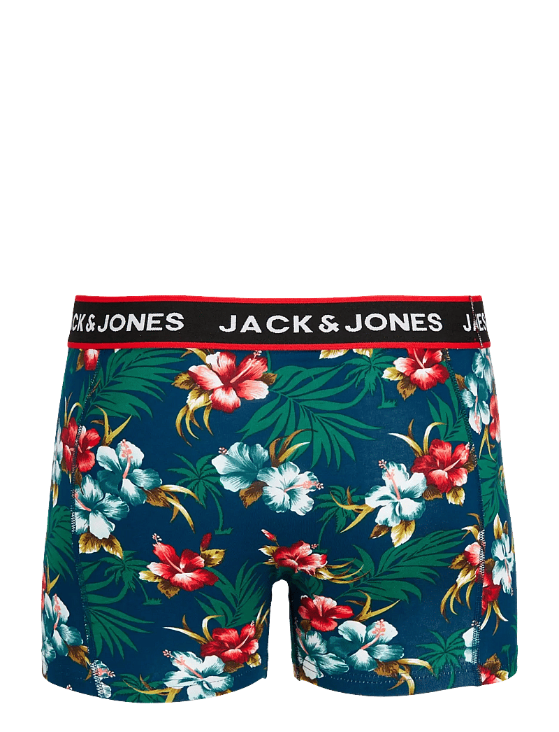 Jack & Jones - JACFLOWER TRUNKS 3 PACK.NOOS - unterhosen im multipack - black - 2