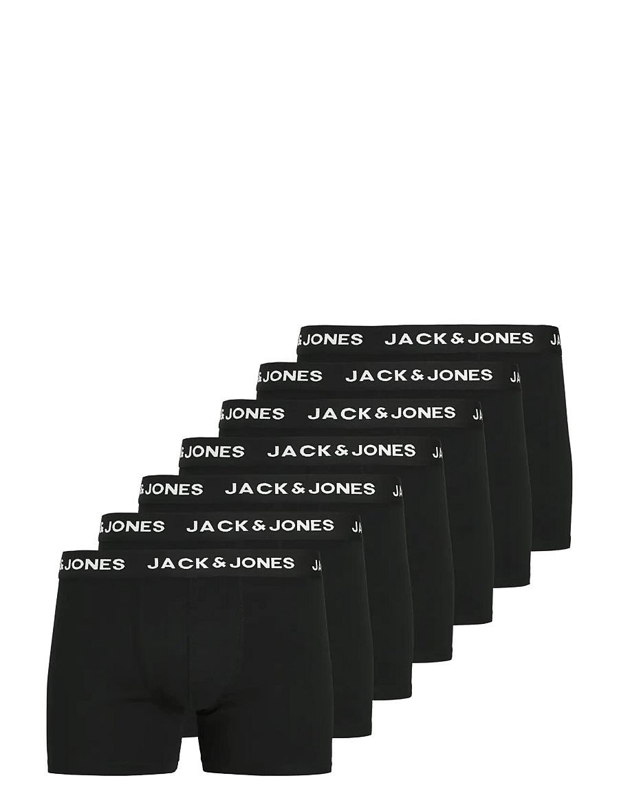 Jack & Jones - JACHUEY TRUNKS 7 PACK NOOS - unterhosen im multipack - black - 1