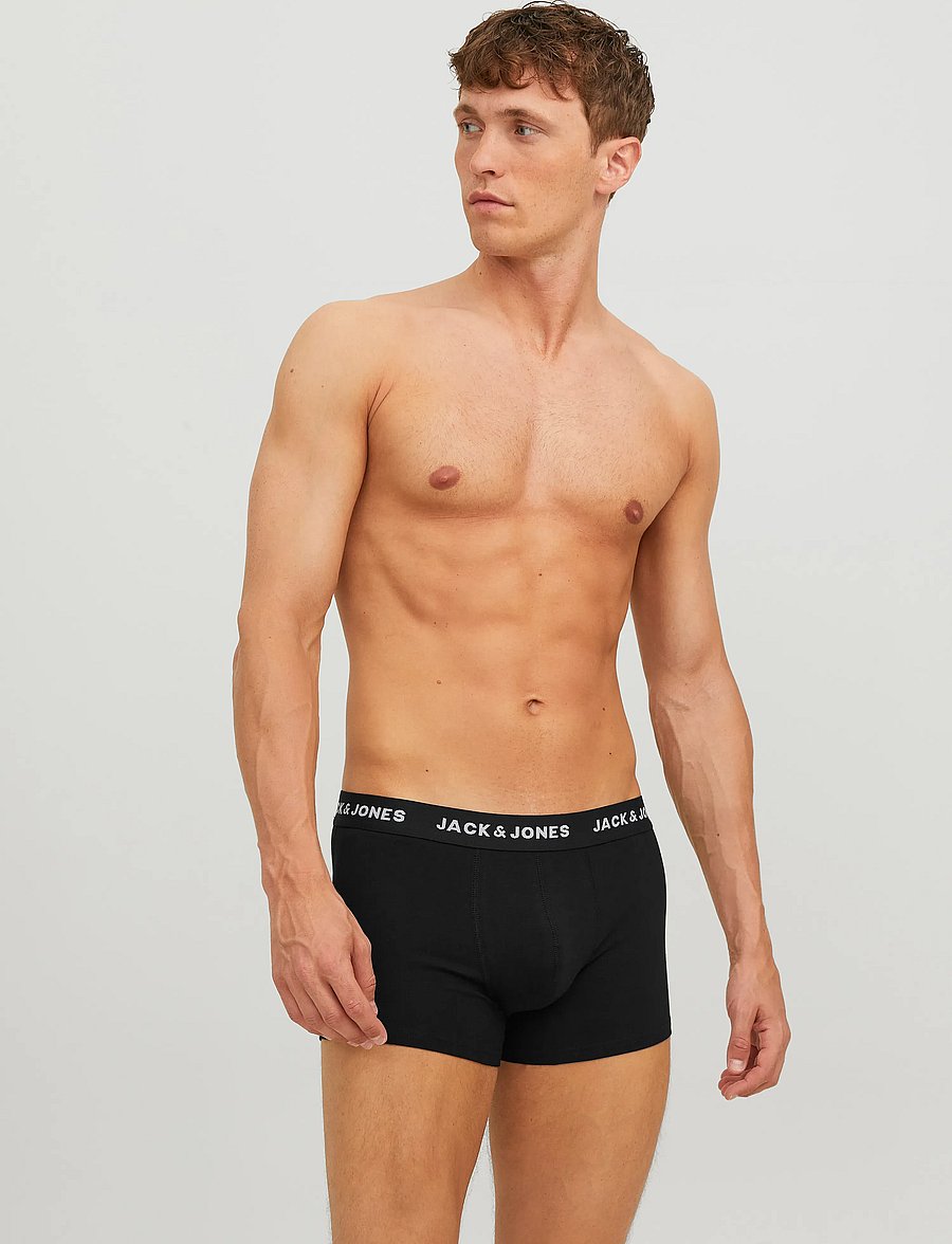 Jack & Jones - JACHUEY TRUNKS 7 PACK NOOS - unterhosen im multipack - black - 0