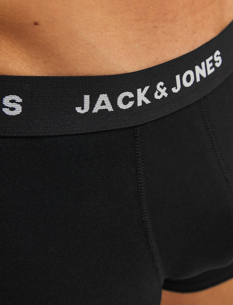 Jack & Jones - JACHUEY TRUNKS 7 PACK NOOS - unterhosen im multipack - black - 4