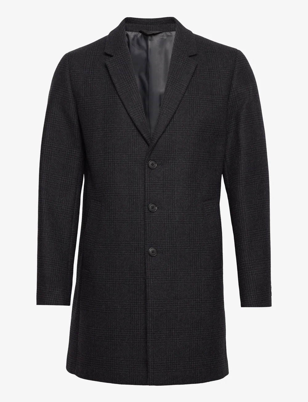 Jack & Jones - JJEMOULDER WOOL COAT SN - vinterjackor - dark grey - 1