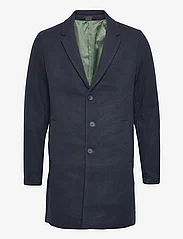 Jack & Jones - JJEMOULDER WOOL COAT SN - winter jackets - navy blazer - 0