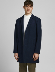Jack & Jones - JJEMOULDER WOOL COAT SN - manteaux de laine - navy blazer - 0