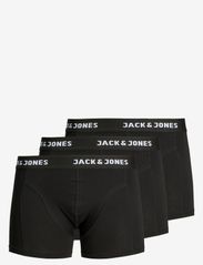 Jack & Jones - JACANTHONY TRUNKS 3 PACK BLACK - mažiausios kainos - black - 0