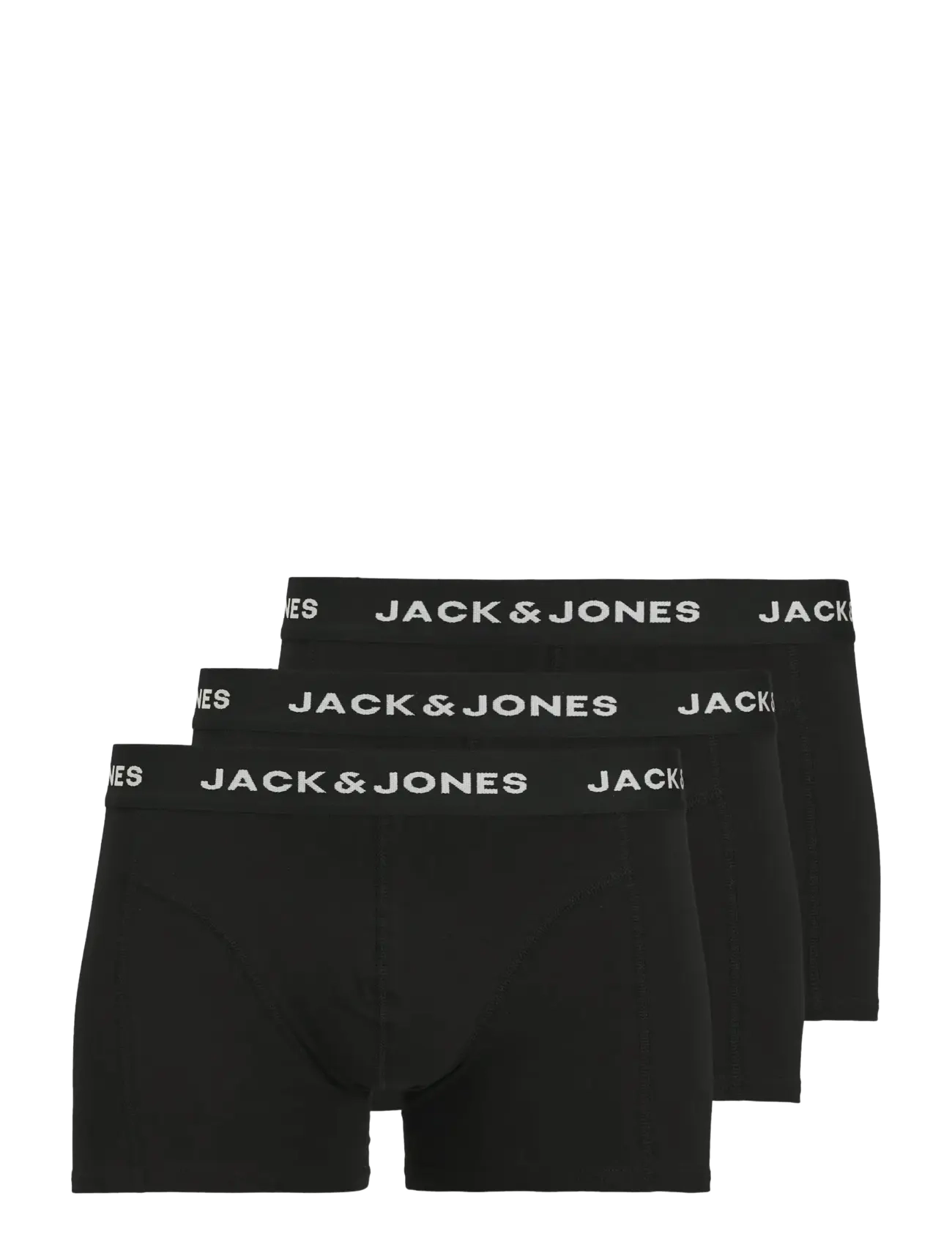 JACANTHONY TRUNKS 3 PACK BLACK - BLACK