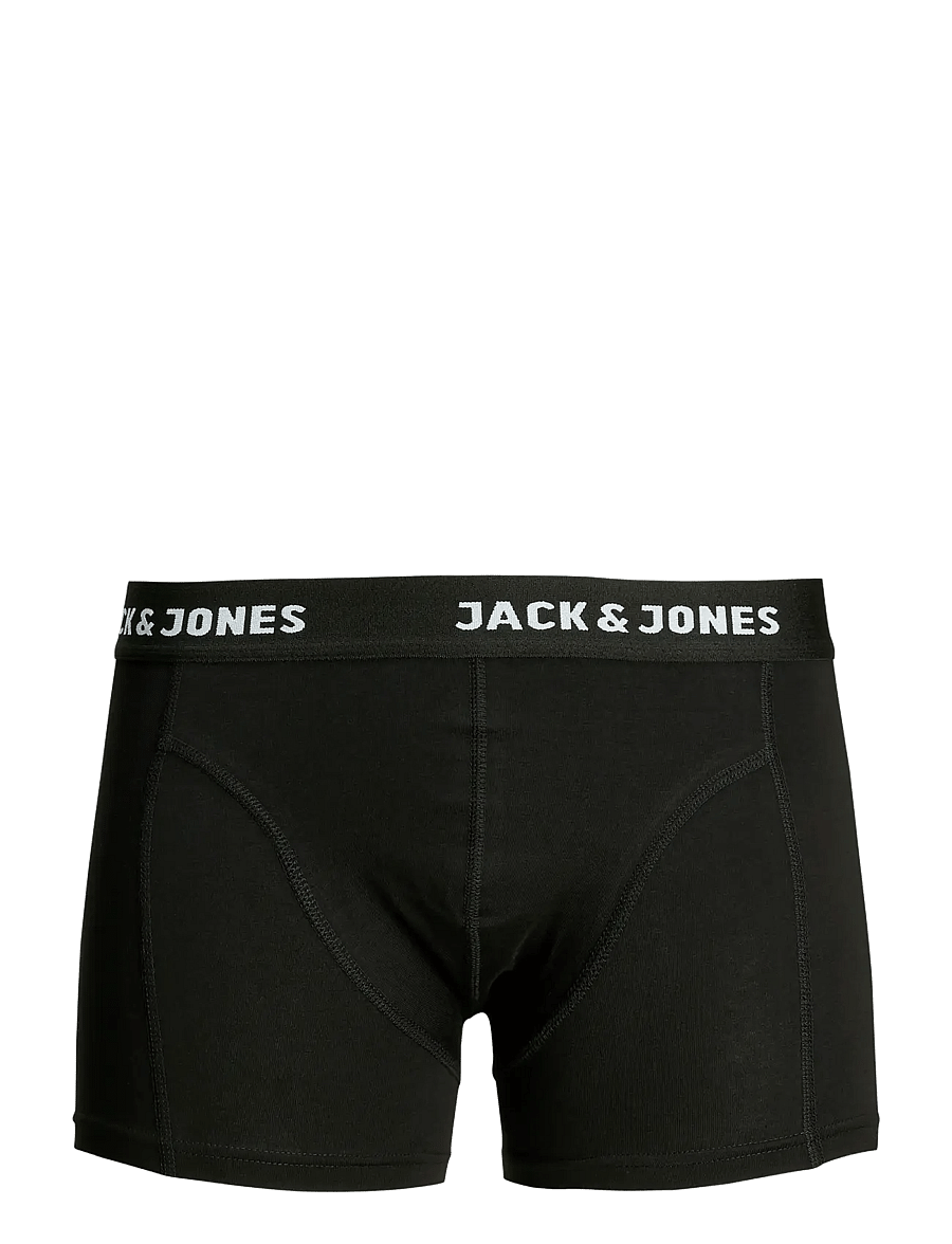 Jack & Jones - JACANTHONY TRUNKS 3 PACK BLACK - multipakk aluspüksid - black - 2