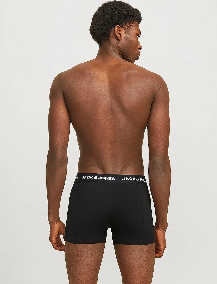 Jack & Jones - JACANTHONY TRUNKS 3 PACK BLACK - multipakk aluspüksid - black - 3