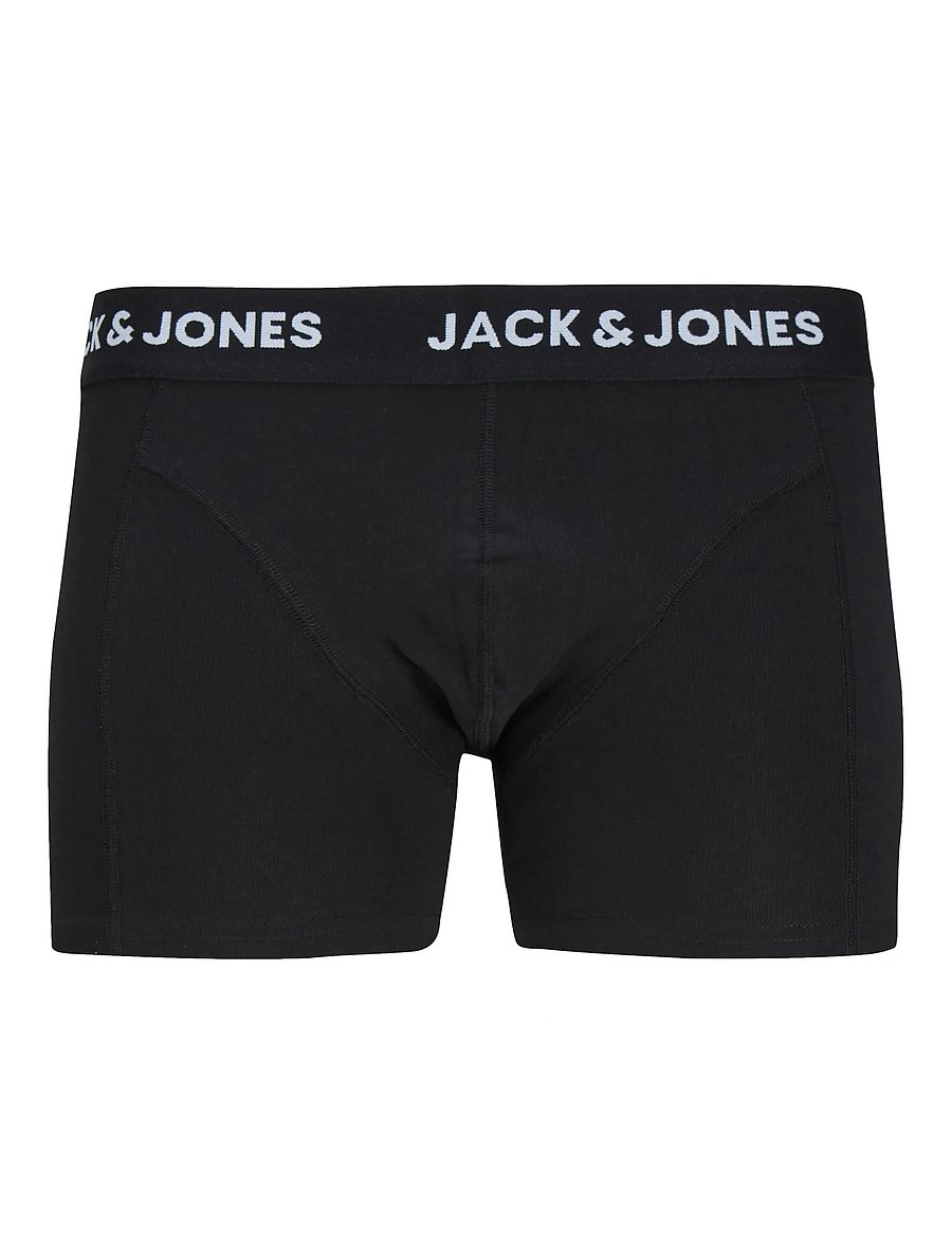Jack & Jones - JACANTHONY TRUNKS 3 PACK BLACK - multipakk aluspüksid - black - 4