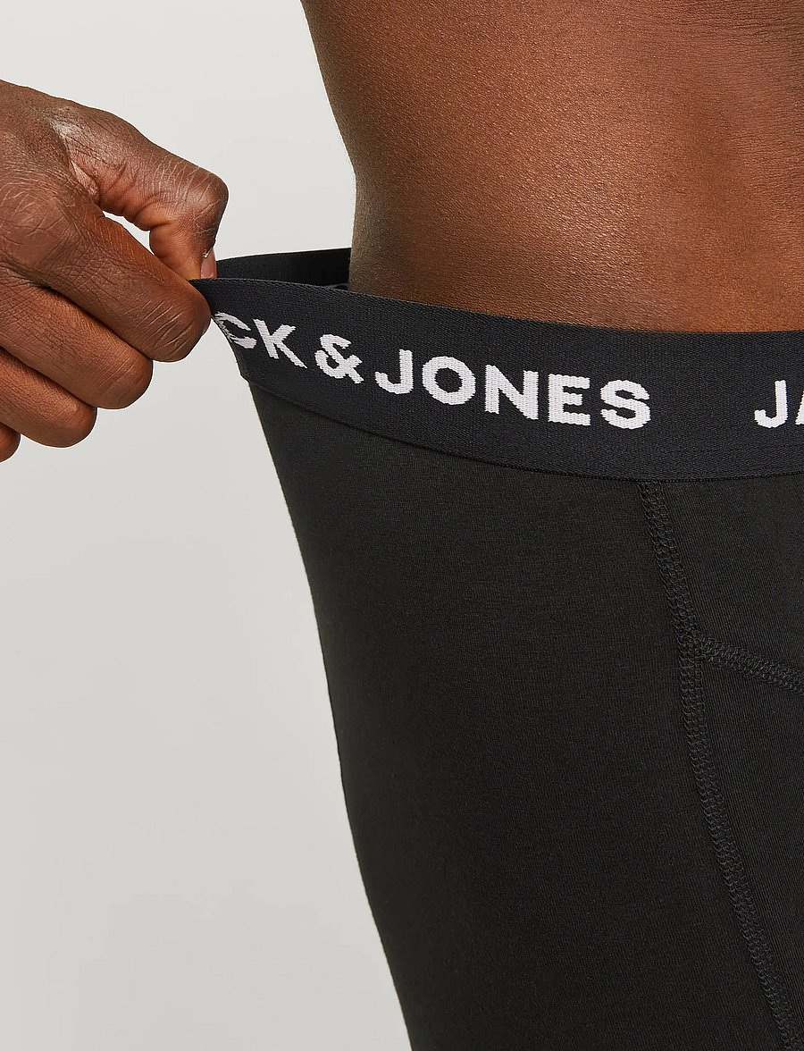 Jack & Jones - JACANTHONY TRUNKS 3 PACK BLACK - multipakk aluspüksid - black - 5