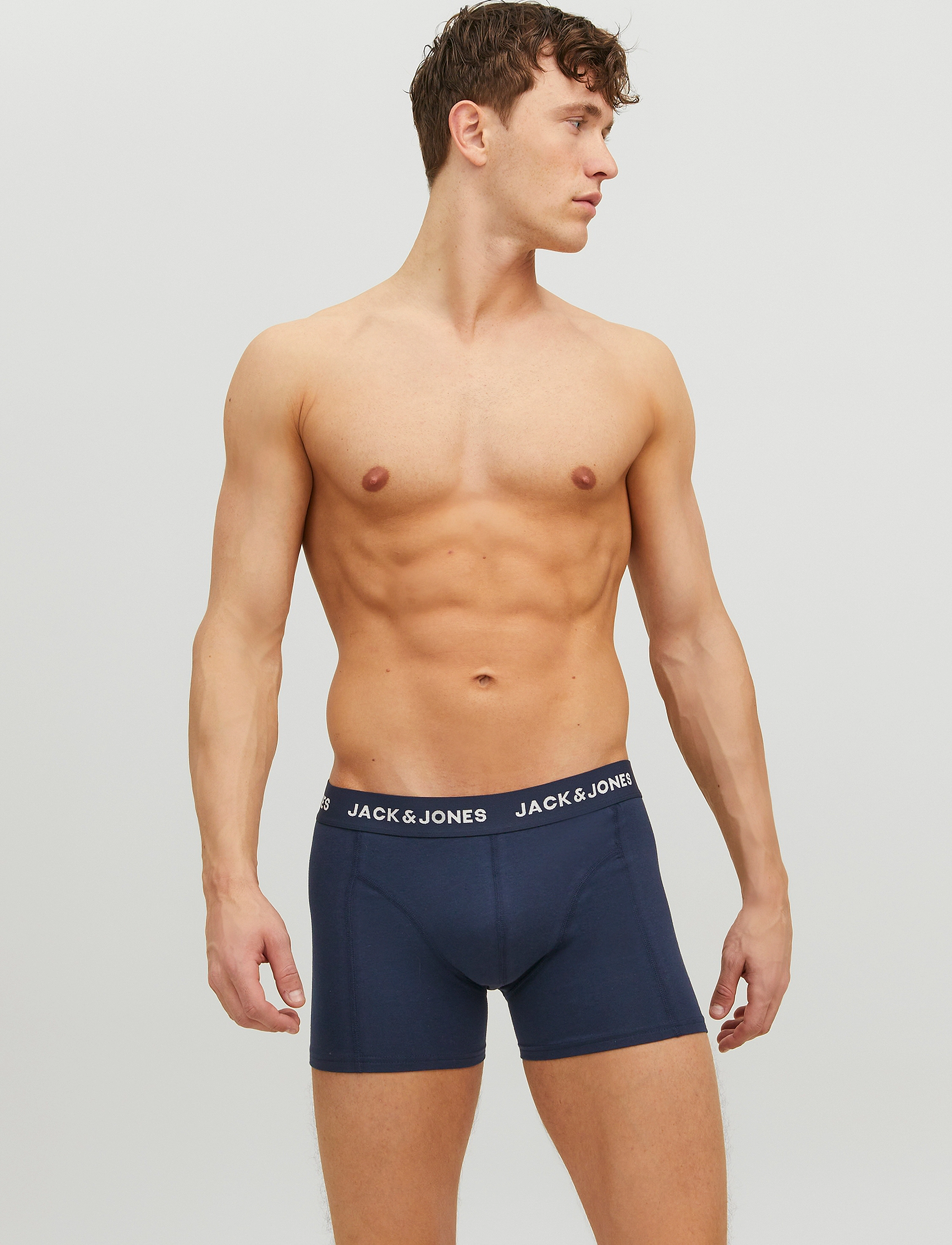 Jack & Jones JACANTHONY TRUNKS 3 PACK BLUE - Tänavastiil - BLUE NIGHTS / navy