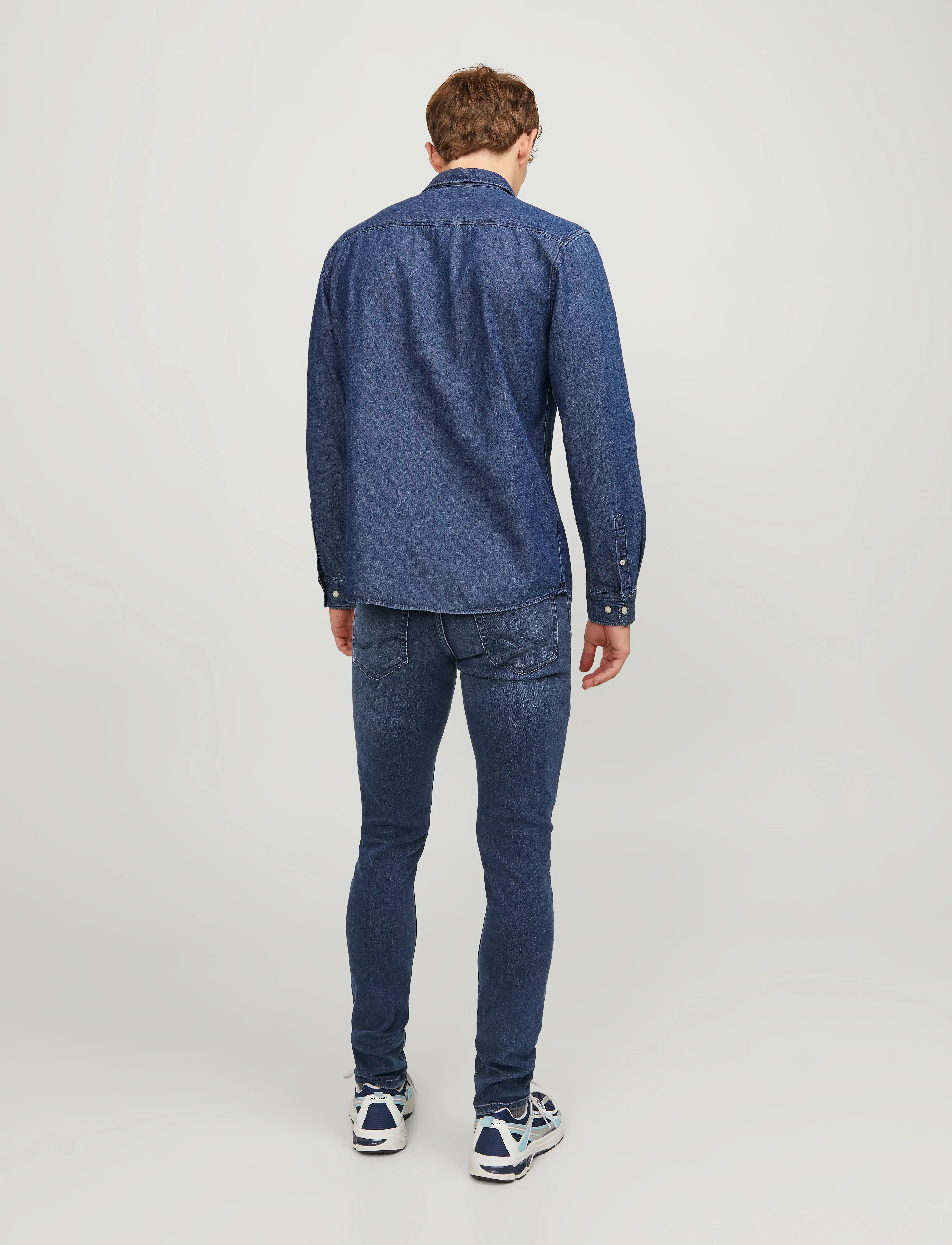 Jack & Jones - JJIGLENN JJORIGINAL CB 812 NOOS - skinny jeans - blue denim - 3