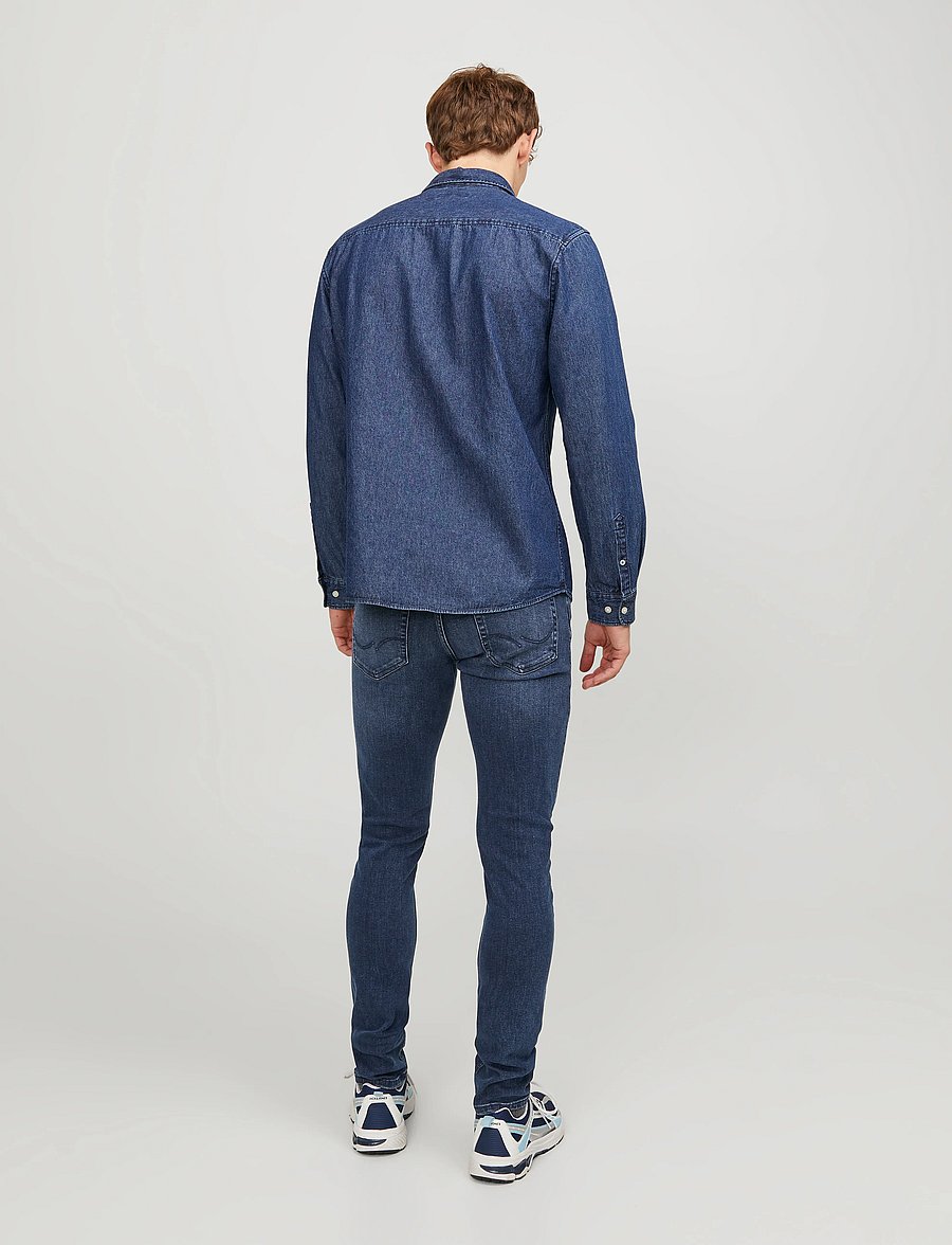 Jack & Jones - JJIGLENN JJORIGINAL AM 812 - skinny jeans - blue denim - 3