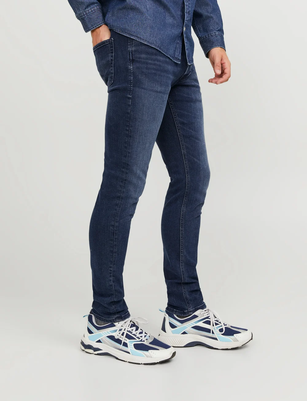 Jack & Jones - JJIGLENN JJORIGINAL CB 812 NOOS - liibuvad teksad - blue denim - 5